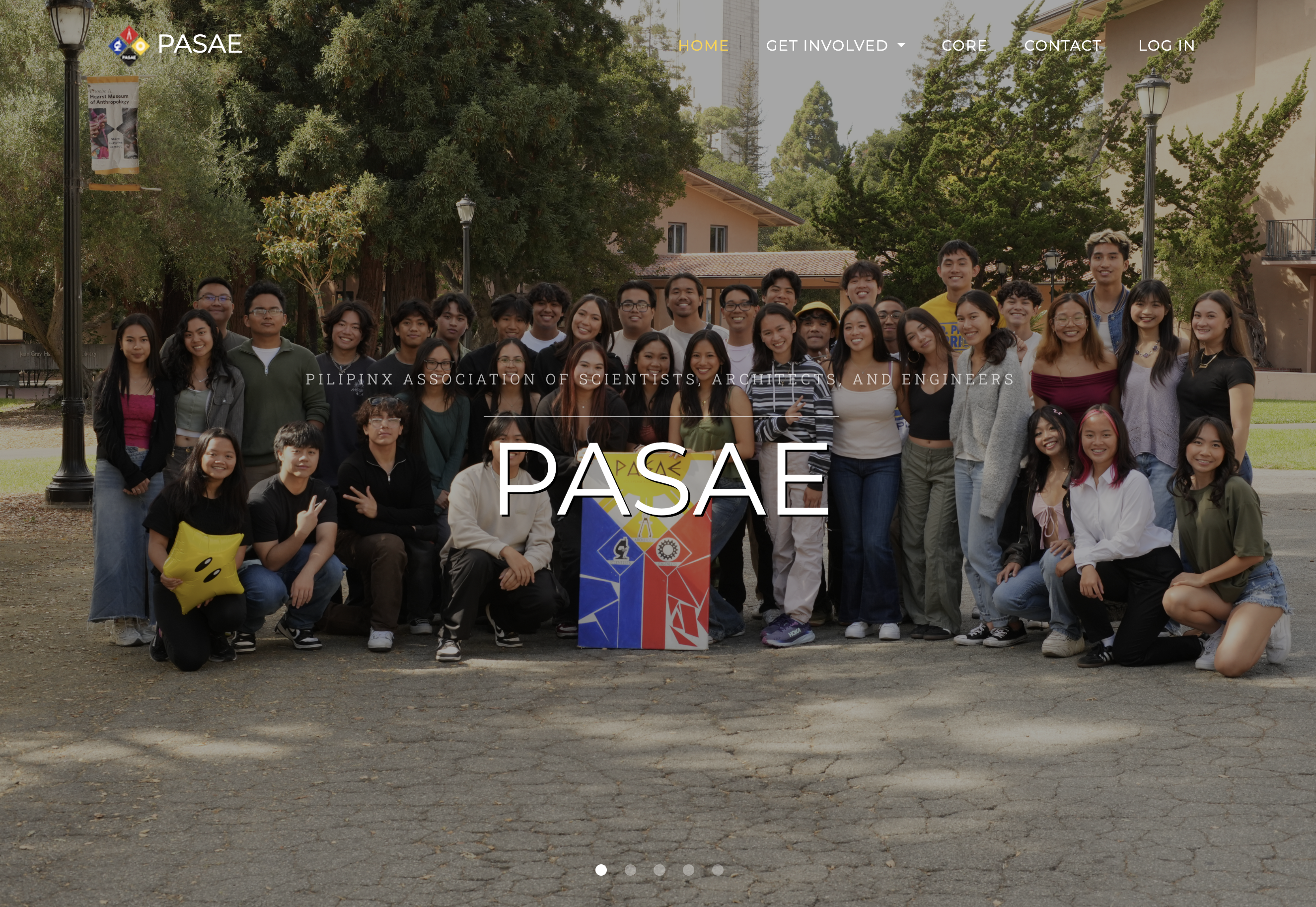 PASAE Website: Organization website redesign with modern UI/UX